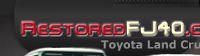 Restored Toyota FJ40 Land Cruisers